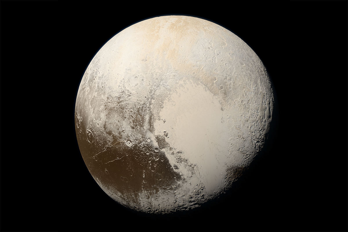 The dwarf planet Pluto